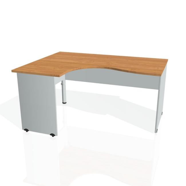 [ON016638] Gate desk, ergo, right, 160x75.5x120 cm, alder/grey