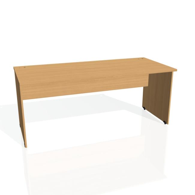 Gate desk, 180x75.5x80 cm, beech/beech