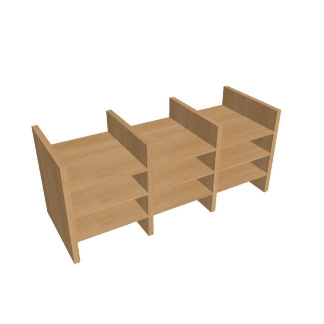 File insert Strong, universal, 33x76.2x29 cm, oak