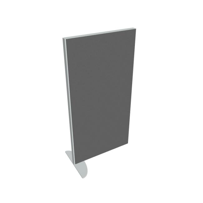Partition screen Acoustic, 60x118 cm, light gray