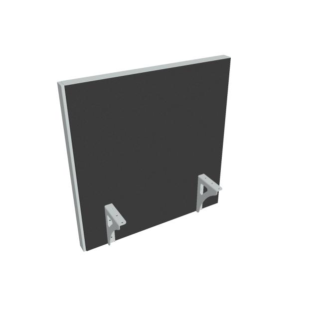 Akustik table edge screen, 60 cm, anthracite