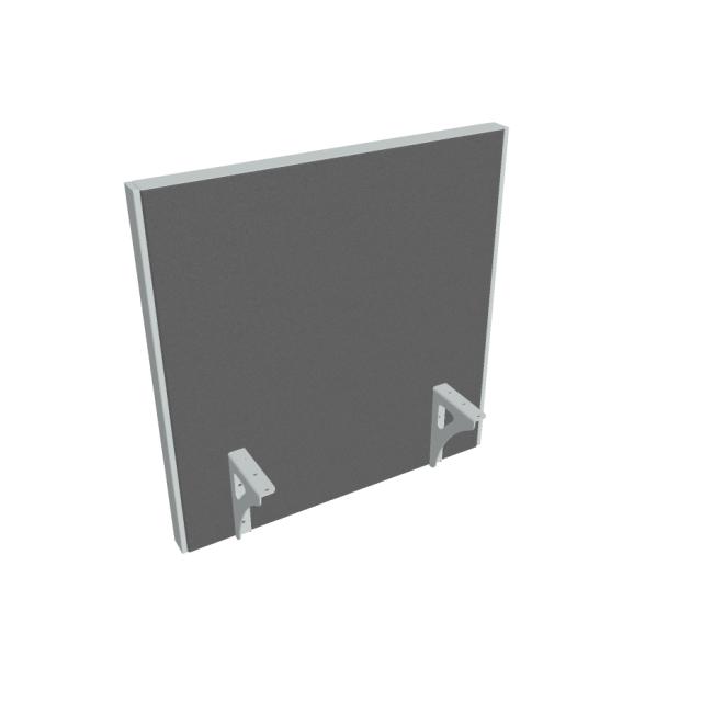 Screen for the edge of the table Akustik, 60 cm, light gray