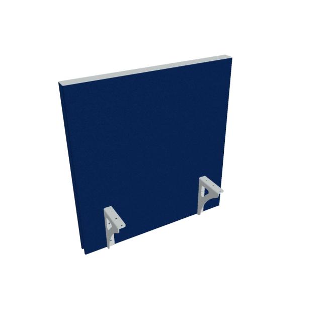 Akustik table edge screen, 60 cm, blue