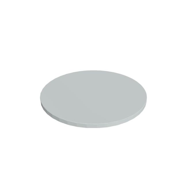 Hobis circular plate, dia. 60 cm, gray