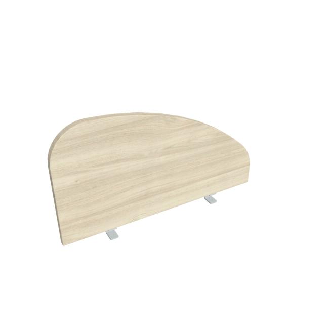 Hobis screen for the edge of the table, round, 80 cm, agate