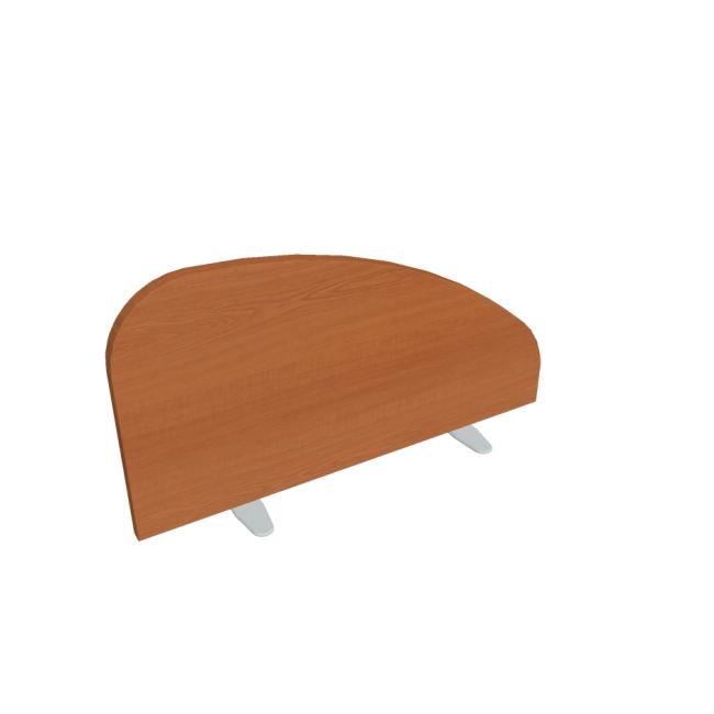 [ON075150] Hobis table screen, round, 80 cm, cherry