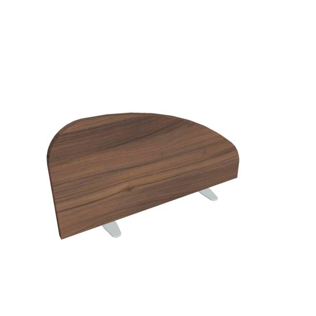 [ON075170] Obrazovka na tablet Hobis, okrúhla, 80 cm, orech