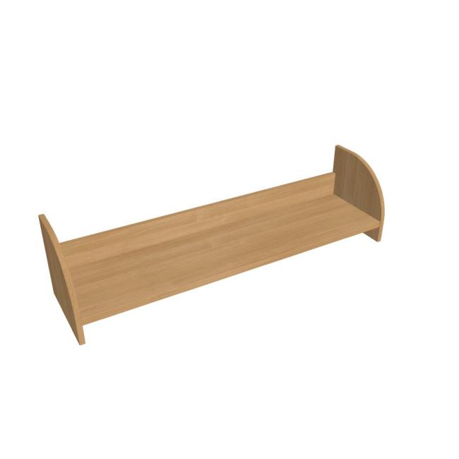 Hanging wall shelf Hobis, 120 cm, oak
