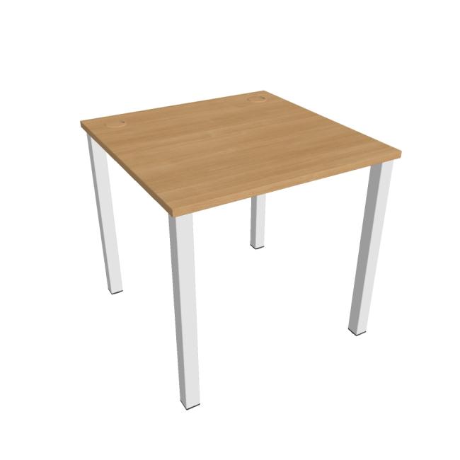 [ON080045] Uni work table, 80x75.5x80 cm, oak/white