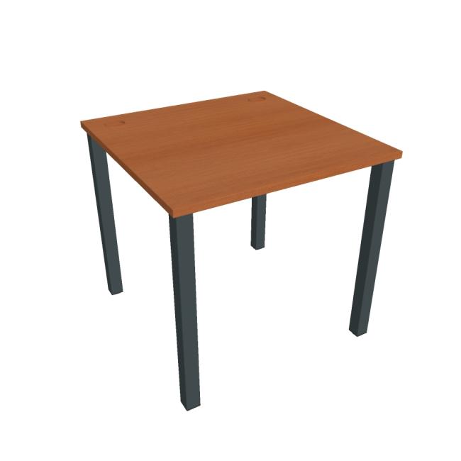 [ON080052] Uni work table, 80x75.5x80 cm, cherry/black