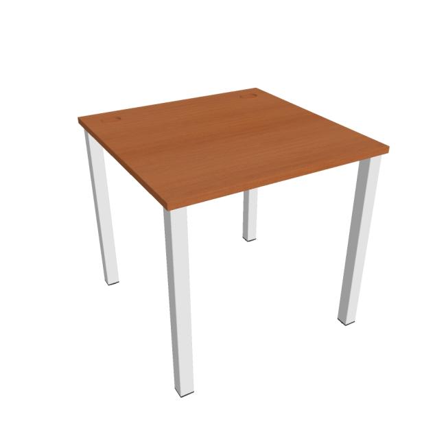 [ON080054] Uni pracovný stôl, 80x75,5x80 cm, čerešňa/biela