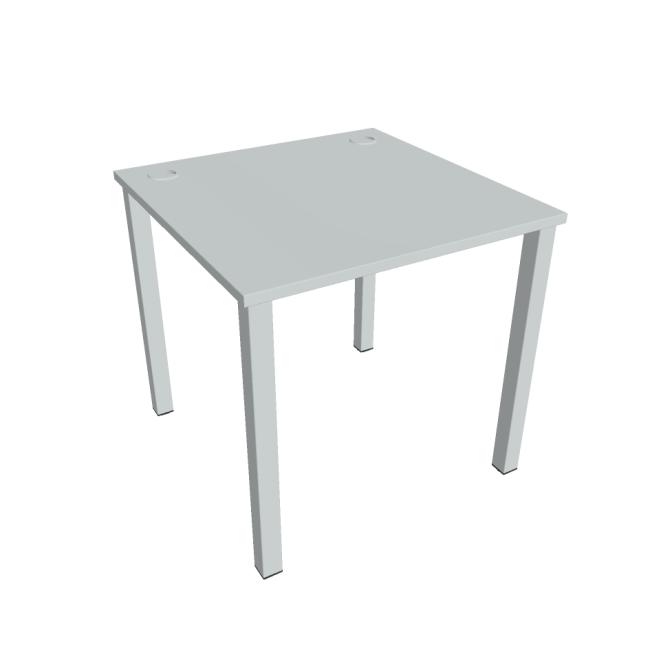 Work table Uni, 80x75.5x80 cm, gray/grey