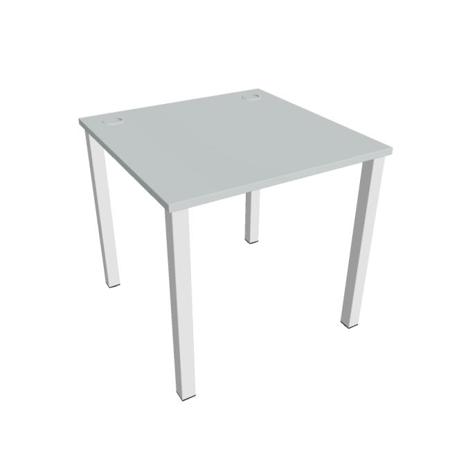[ON080084] Uni work table, 80x75.5x80 cm, grey/white