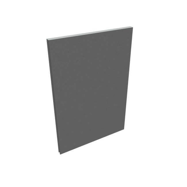 Partition screen Acoustic, 80x118 cm, light gray