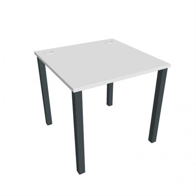 [ON080091] Uni work table, 80x75.5x80 cm, white/black