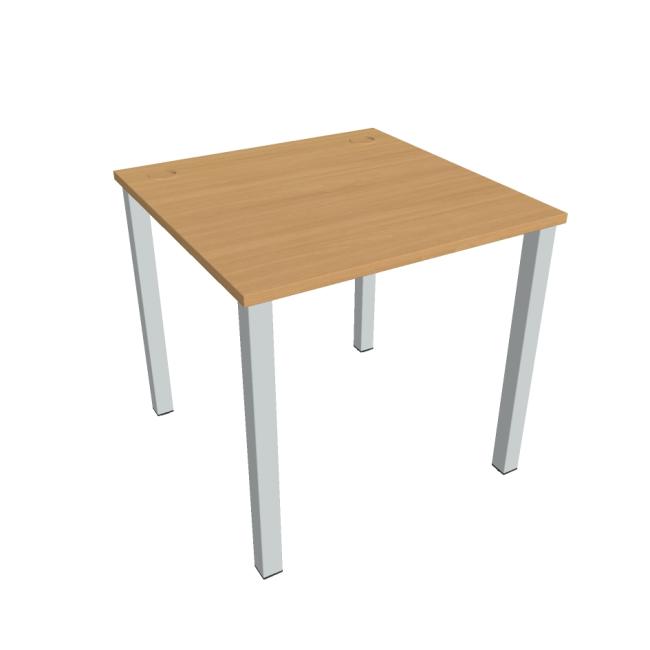[ON080123] Uni desk, 80x75.5x80 cm, beech/grey