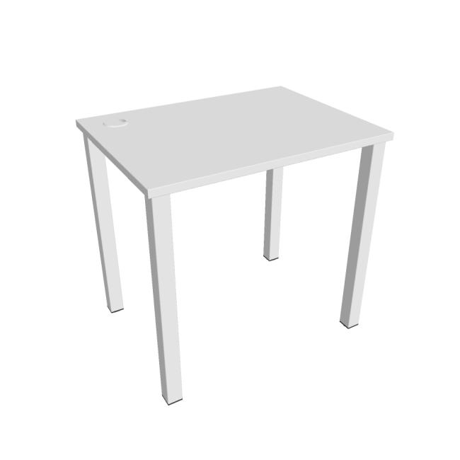 Uni work table, 80x75.5x60 cm, white/white