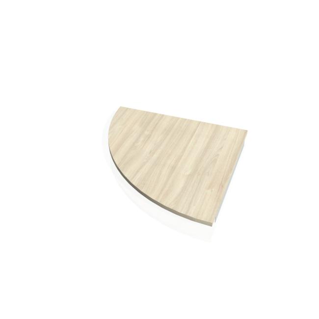 [ON080210] Doplnkový stôl Gate, ľavý, 80x80 cm, agát