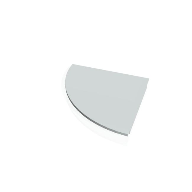 Additional Gate table, left, 80x80 cm, gray