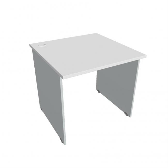 [ON080298] Gate desk, 80x75.5x80 cm, white/grey