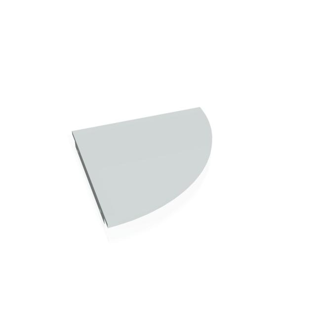 Additional table Gate, right, 80x80 cm, gray