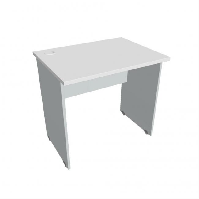 [ON080398] Gate desk, 80x75.5x60 cm, white/grey