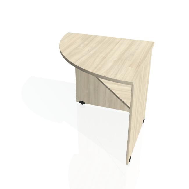 Additional table Gate, left, 80x75.5x80 cm, agate/agate