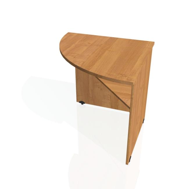 Additional table Gate, left, 80x75.5x80 cm, alder/alder