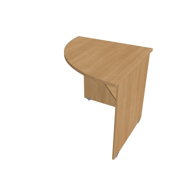 Additional Gate table, 80x75.5x80 cm, oak/oak