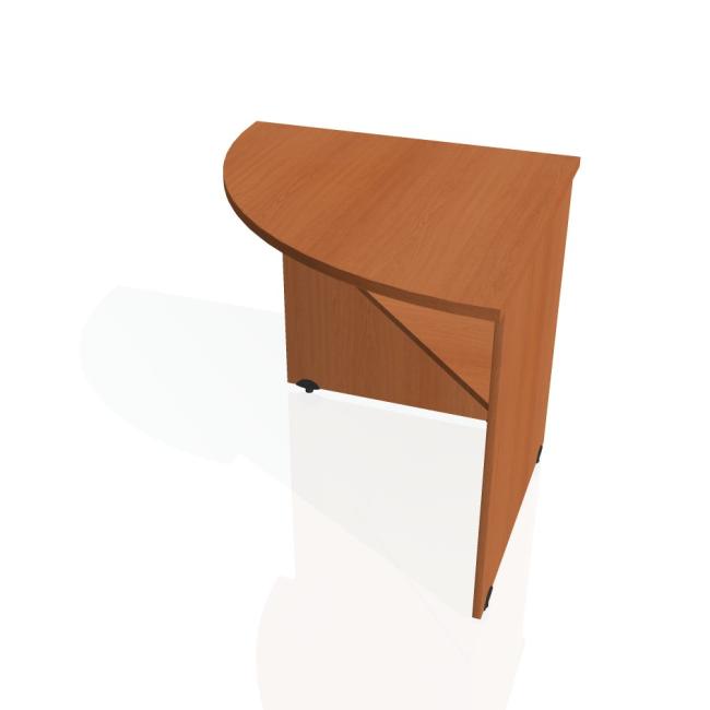 Additional table Gate, left 80x75.5x80 cm, cherry/cherry