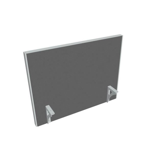 Screen for the edge of the table Akustik, 80 cm, light gray