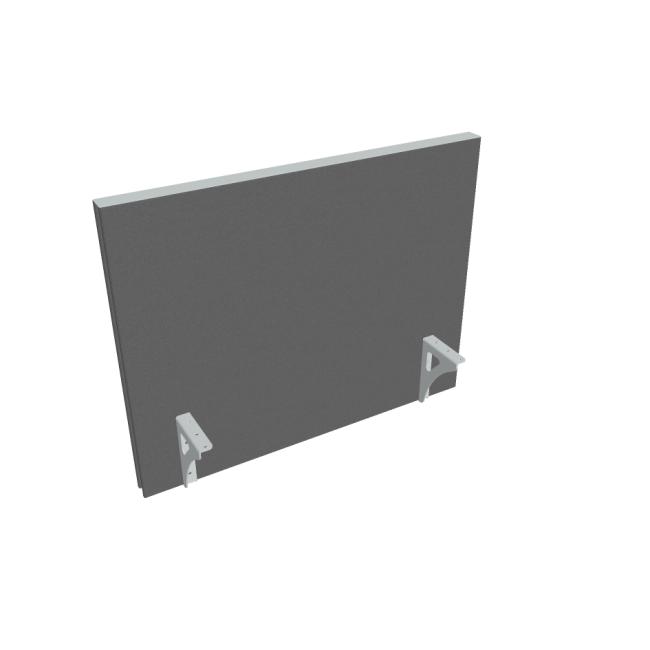 Screen for the edge of the table Akustik, 80 cm, light gray