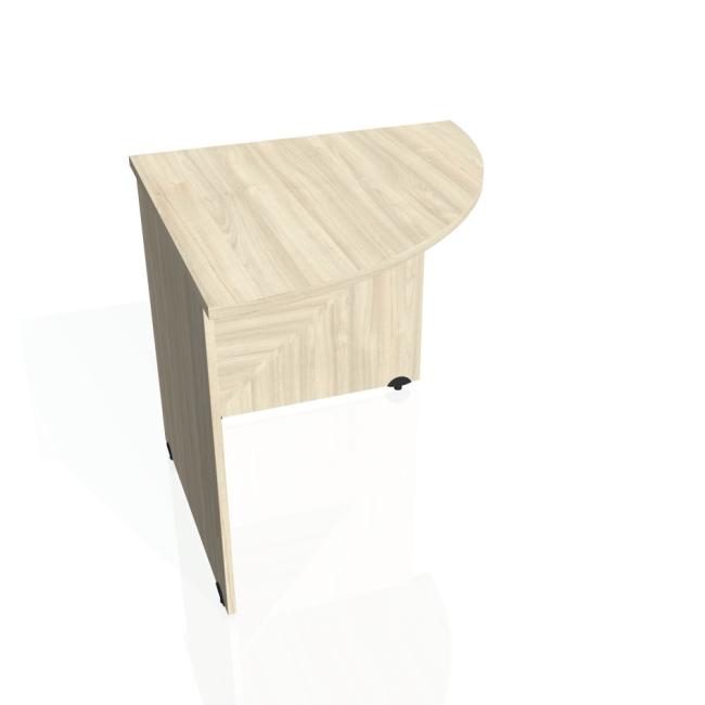 Additional table Gate, right, 80x75.5x80 cm, agate/agate