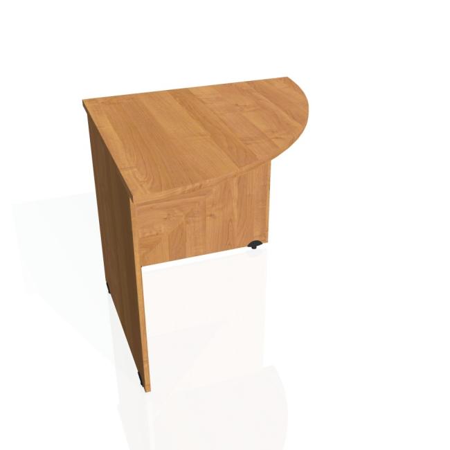 Prídavný stolík Brána pravá, 80x75,5x80 cm, jelša/olša