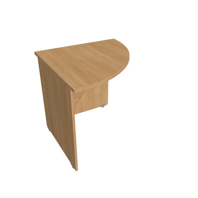 Additional Gate table, 80x75.5x80 cm, oak/oak