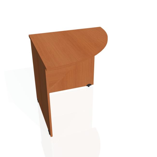 Gate side table, right, 80x75.5x80 cm, cherry/cherry