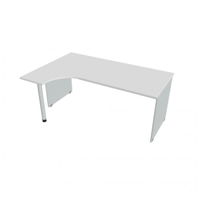 [ON080598] Gate desk, ergo, right, 180x75.5x120 cm, white/grey