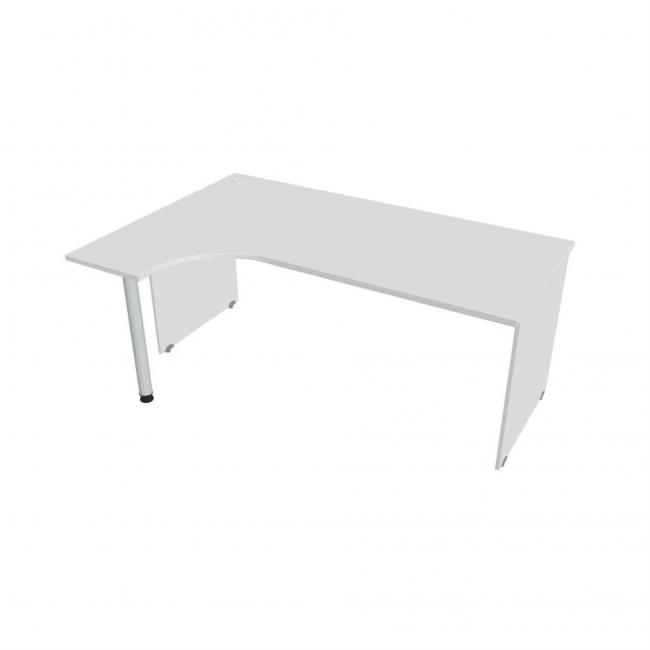 [ON080599] Gate desk, ergo, right, 180x75.5x120 cm, white/white