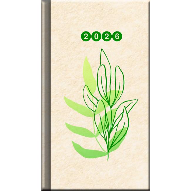 [D133] Weekly diary FSC A6 8x14 cm - EKO 2026