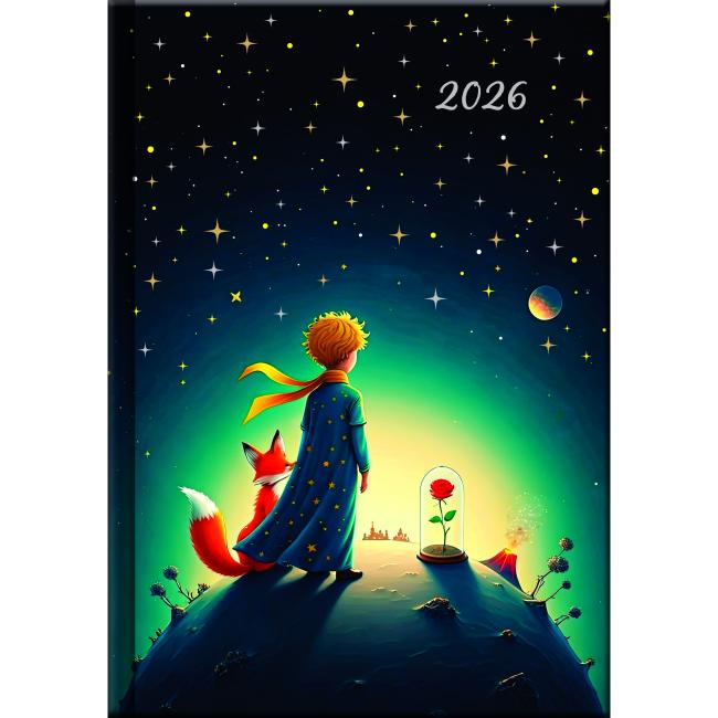 [D14] Denný diár A5 14,2 x 20,4 cm - ART Malý princ 2026