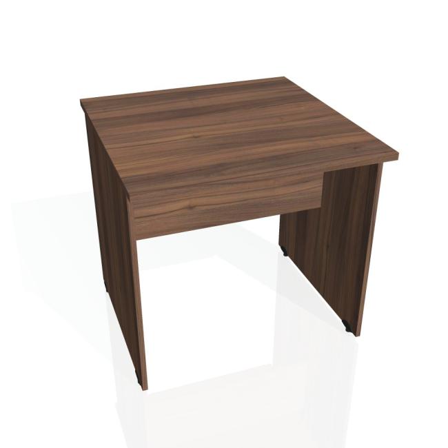 Gate meeting table, 80x75.5x80 cm, walnut/walnut