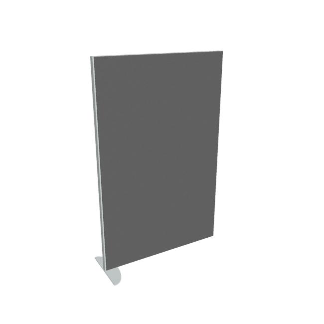 Partition screen Acoustic, 100x156.5 cm, light gray