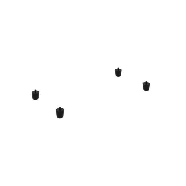 [ON101734] Rektifikačné nožičky, plastové, 45-63 mm, 4 ks