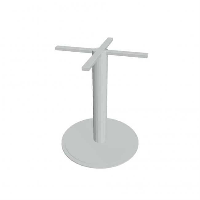 Central Leg Hobis, v. 73 cm, kruhový, sivý