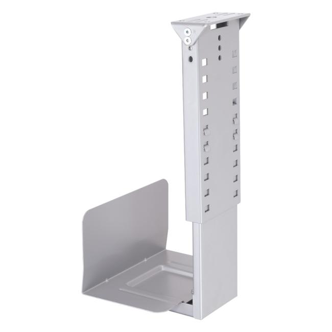 Závesný nosič PC Rack, 20-30x39-59x24 cm (š xvxh), sivý