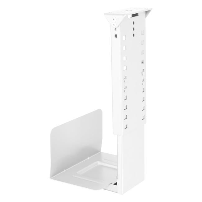 Závesný nosič PC Rack, 20-30x39-59x24 cm (š xvxh), biely
