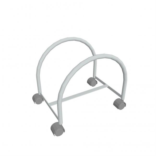 [ON101747] Mobile PC Mobile carrier, 26x33x36 cm, gray