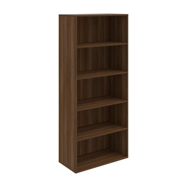 Drive shelf cabinet, 80x185x40 cm, walnut