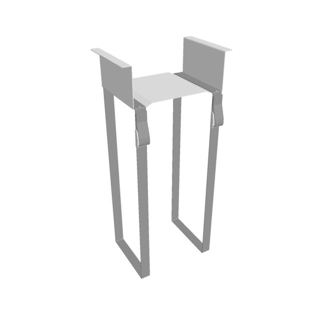 [ON111122] Hanging computer holder, white