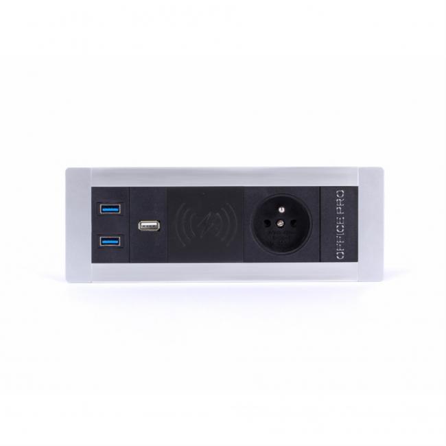 [ON111640] Zásuvkový pevný panel Vault 017, strieborný